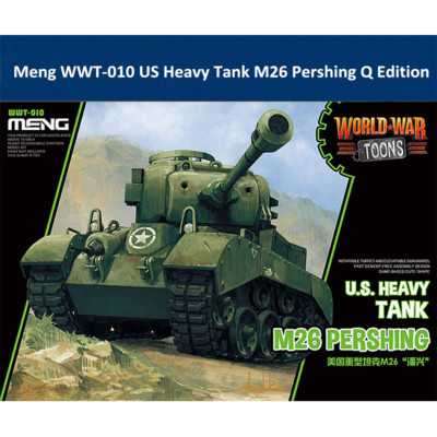 Meng WWT-010 US Heavy Tank M26 Pershing Q Edition Plastic Assembly Model