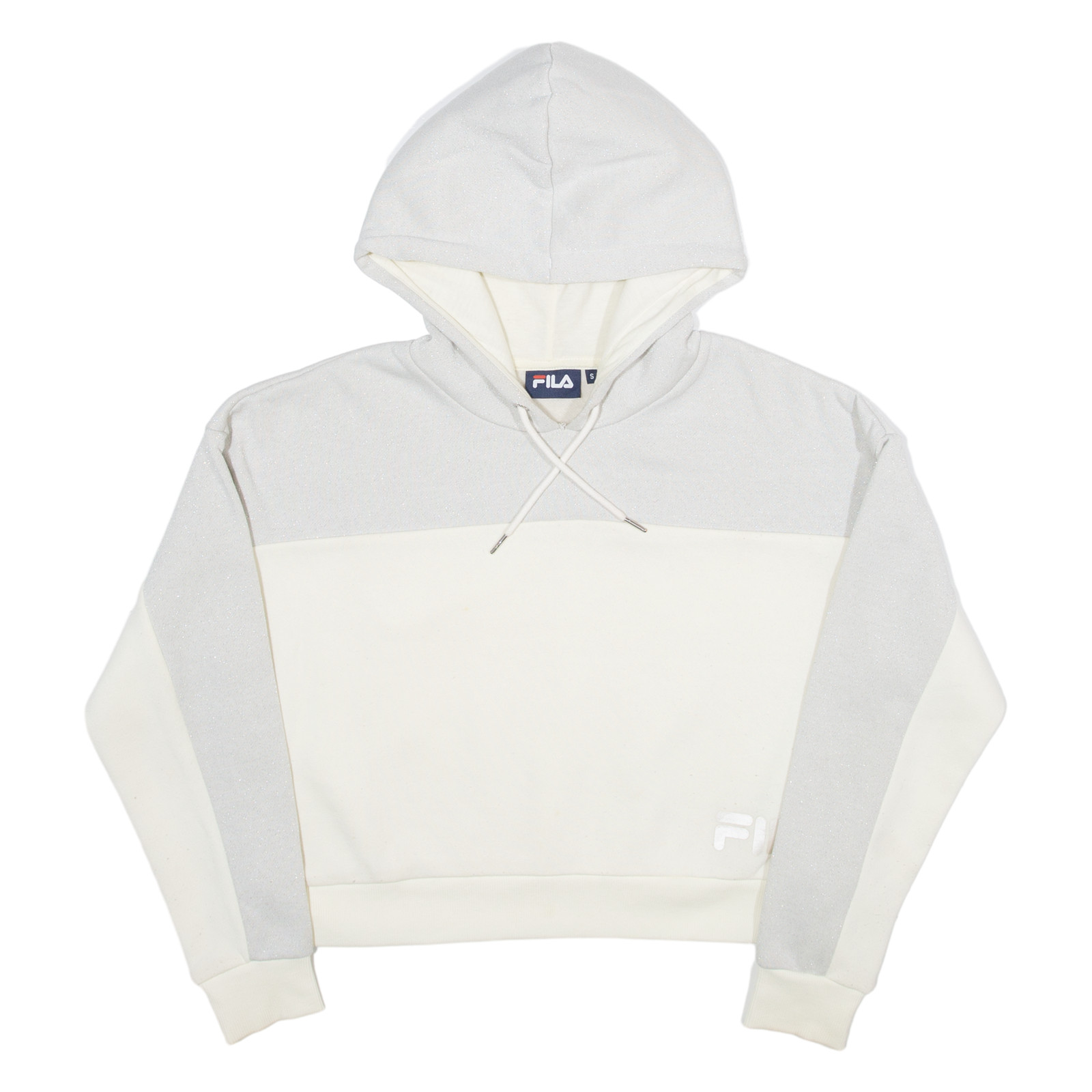 FILA Felpa con cappuccio donna panna S