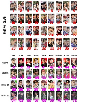 CRAVITY] SUN SEEKER BOOK Ver Official Photocard KPOP 크래비티