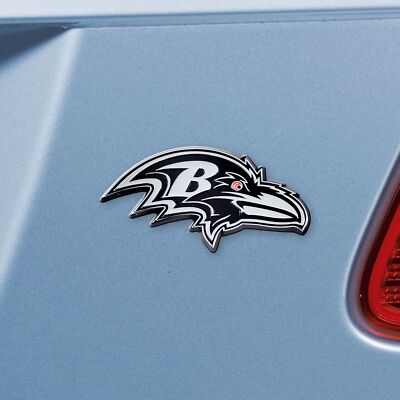 Fanmats Baltimore Ravens NFL 3D Chrome Metal Emblem