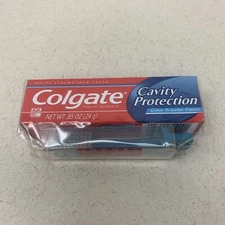 NEW Travel Toothbrush Set with Toothpaste Colgate Cavity Protection