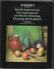 BRITISH IMPRESSIONIST Modern Art SOTHEBY'S 1985 London Flint Gertler Roberts Rea