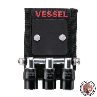 VESSEL Quick Catcher Triple Holder with Magnet Black QB-10MB3K