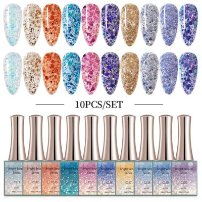 16ml UV/LED Nail Gel Polish Kit Nail Art Manicure Varnish Set Enamel Gel Polish