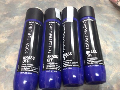 Lot of 4 Matrix Total Results Color Obsessed Brass Off  Conditioner 300ml