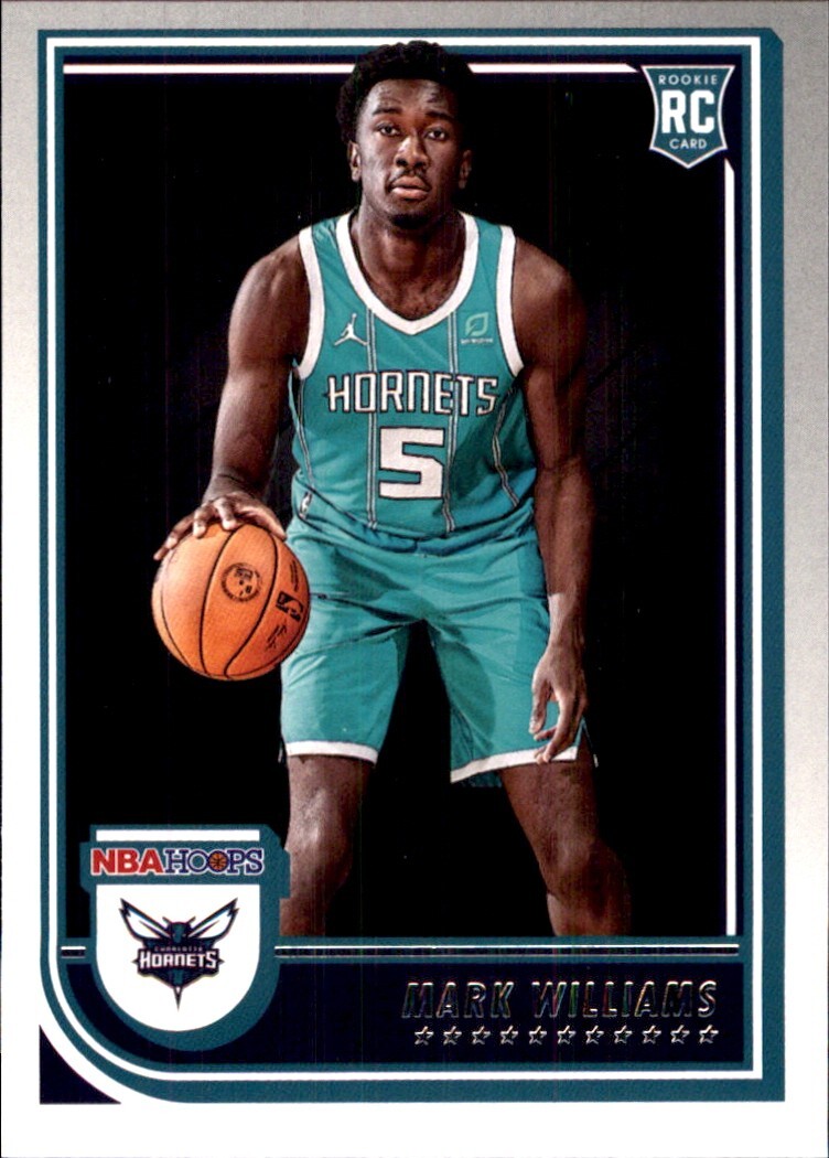 2022-23 Panini NBA HOOPS #245 Mark Williams RC CHARLOTTE HORNETS DUKE BLUE DEVIL