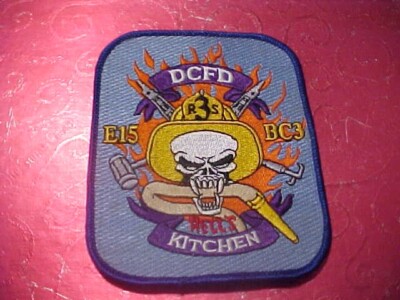 WASHINGTON D.C HELLS KITCHEN FIRE DEPARTMENT PATCH SHOULDER SIZE NEW 5 X 4