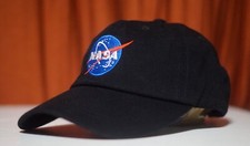 New NASA Black Space Logo Embroidered Adjustable Baseball Dad Hat RHTNBR-98