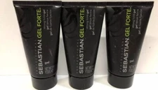 Sebastian Gel Forte Strong-Hold Gel 1 oz - PACK OF 3 - Buy More Save $$