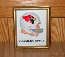 Vintage 60's NFL Technigraph St Louis Cardinals Mini Wall Plaque 4" x 3"