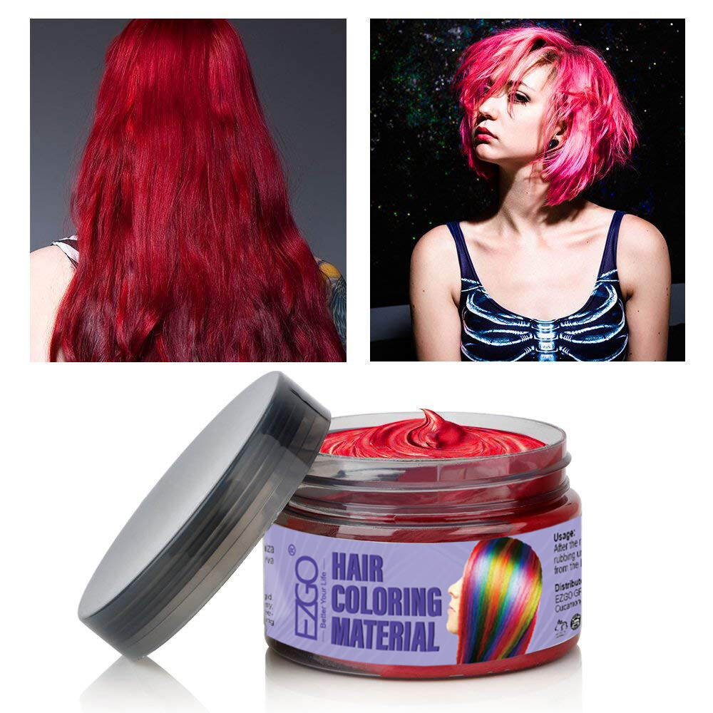 Wax Cream Diy Hair Mud Dye Cream 5 Colors Temporary Modeling Cosplay