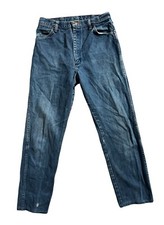 Vintage Wrangler 14MWZG Blue Jeans Womens Size 13 USA Made High Waist Fit 31x29