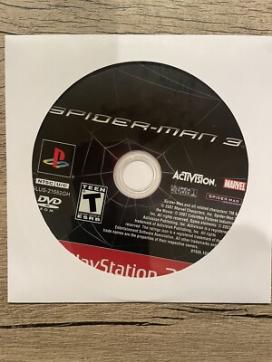 Spider-Man 3 [Greatest Hits] Loose Disc (Sony PlayStation 2, 2007)