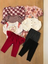 Carter's  Others Infant Girls Clothing Lot of 8 2 New Size 6,  6-9 Months