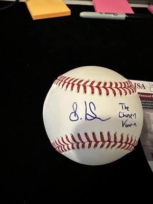 Steven Kwan Signed Baseball Inscription Cleveland Guardians JSA