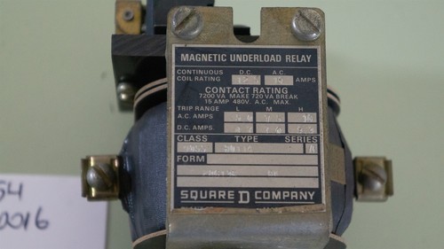 Square D Class 9055 B0114 Magnetic Relay - Picture 2 of 9