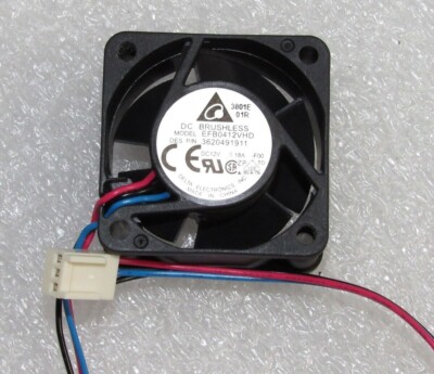 DELTA ELECTRONICS EFB0412VHD 40x40x20mm 12V 0.18A for SOME DELL SWITCHES