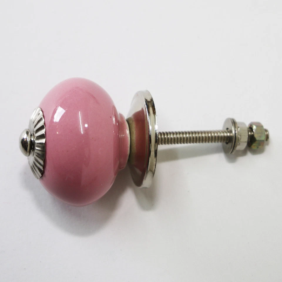 Möbelknöpfe Set 8 STK   Möbelgriffe Keramik Knöpfe Griffe Möbelknopf Bunt rund - Bild 3 von 3