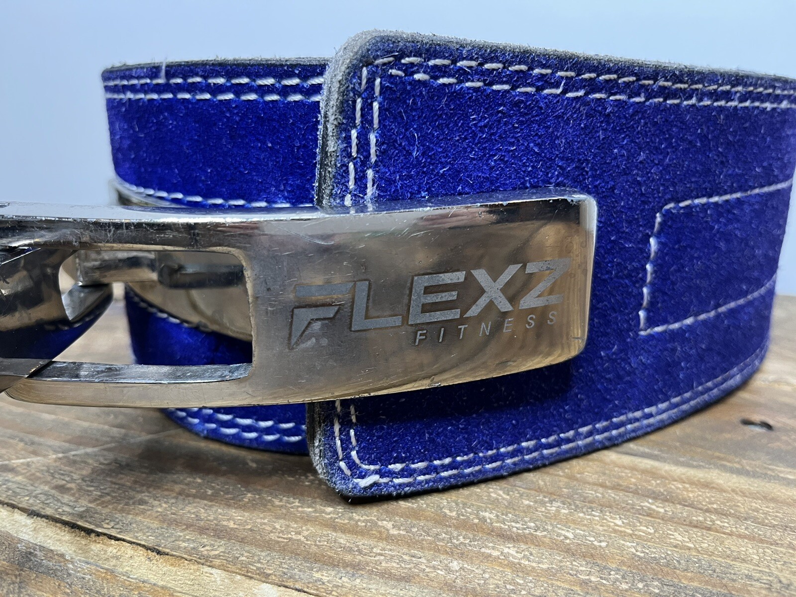 Flexz Fitness Powerlifting & Weightlifting Belt w/Lever Buckle Small