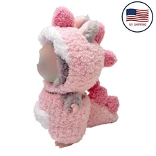 Doll Clothes for LUFUFU Dolls Handmade Clothes Dinosaur Style Outfit Jumpsuit