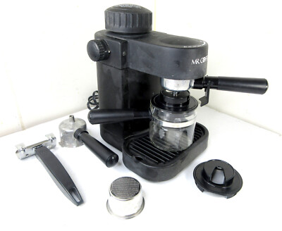 Mr. Coffee Expresso Cappuccino Steam Coffee Maker ECM10FP + Extra Filter Holder