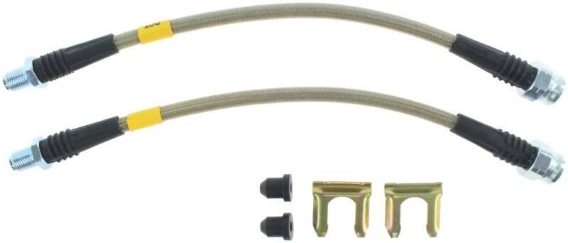 Linhas de freio traseiras de aço inoxidável Stoptech para 00-05 Mitsubishi Eclipse - Imagem 3 de 4