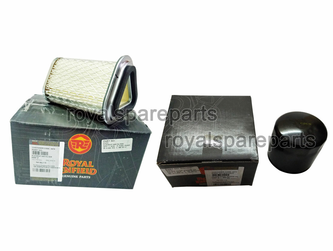 Genuine Royal Enfield GT Continental 650 Air Filter and Oil Filter