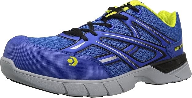 WOLVERINE Women's JETSTREAM W10676 Blue CARBONMAX SAFETY-TOE SHOES