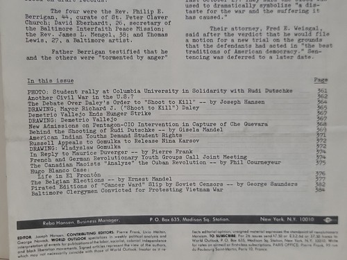 World Outlook Magazin 26. April 1968 Rudi Dutschke Sozialistische Arbeiterpresse CIA - Bild 3 von 5