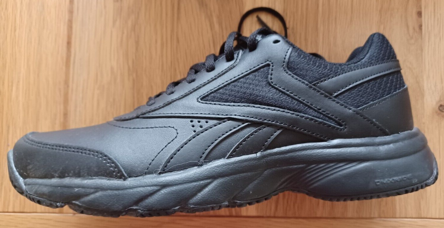 Reebok Men Shoes Walking Work N Cushion 4.0 Black Slip Oil Resistant