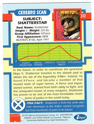 Impel Marvel X-Men Series 1 1992 Trading Cards, Single Cards, You Pick! - Picture 61 of 211