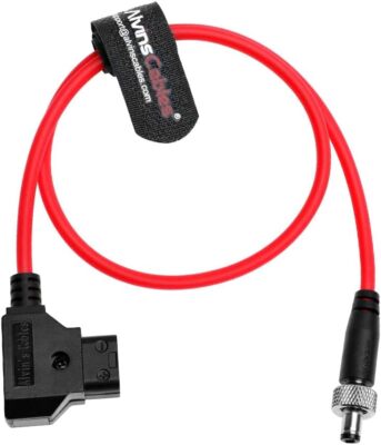 Power Cable for Atomos Ninja V Blackmagic Dtap to 2.1 DC 60cm Ultra Soft RedSYNC