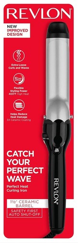 Revlon Perfect Heat Curling Iron 1 1/2" Ceramic Barrel Model RV050N4 - Picture 6 of 6
