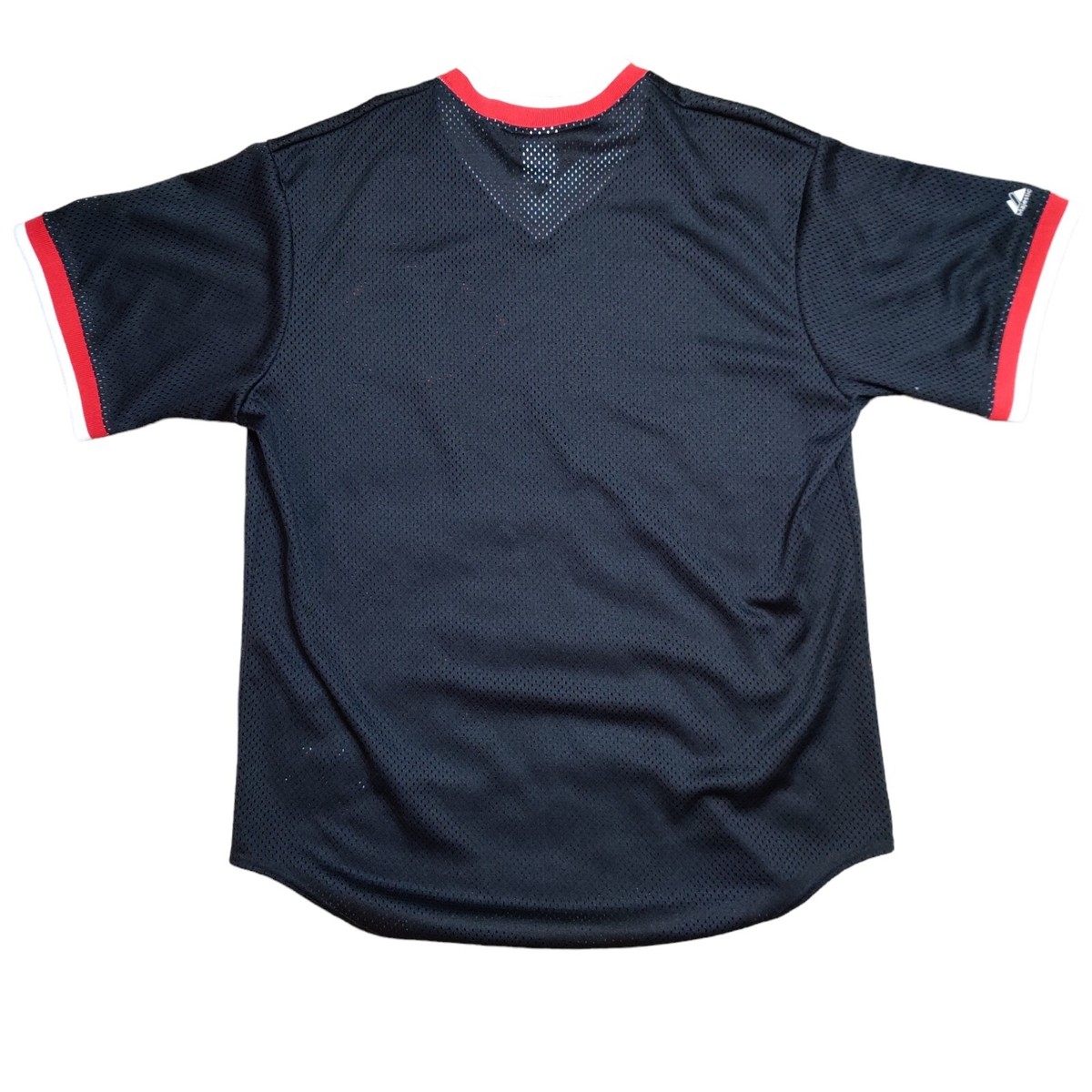 REDS ストライプジャージ Majestic Majestic Cincinnati Reds Stars And Stripes Size 44 USA Flag