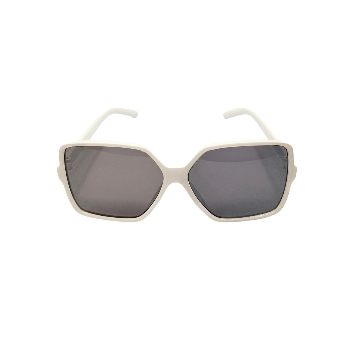 White Oversized Square Sunglasses - Stylish Women\'s Shades Oversized Square Wrap Shield Sunglasses in White – Jessica  main image 4