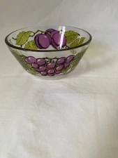 Georges Briard 5” Plums And Grapes Bowl MCM