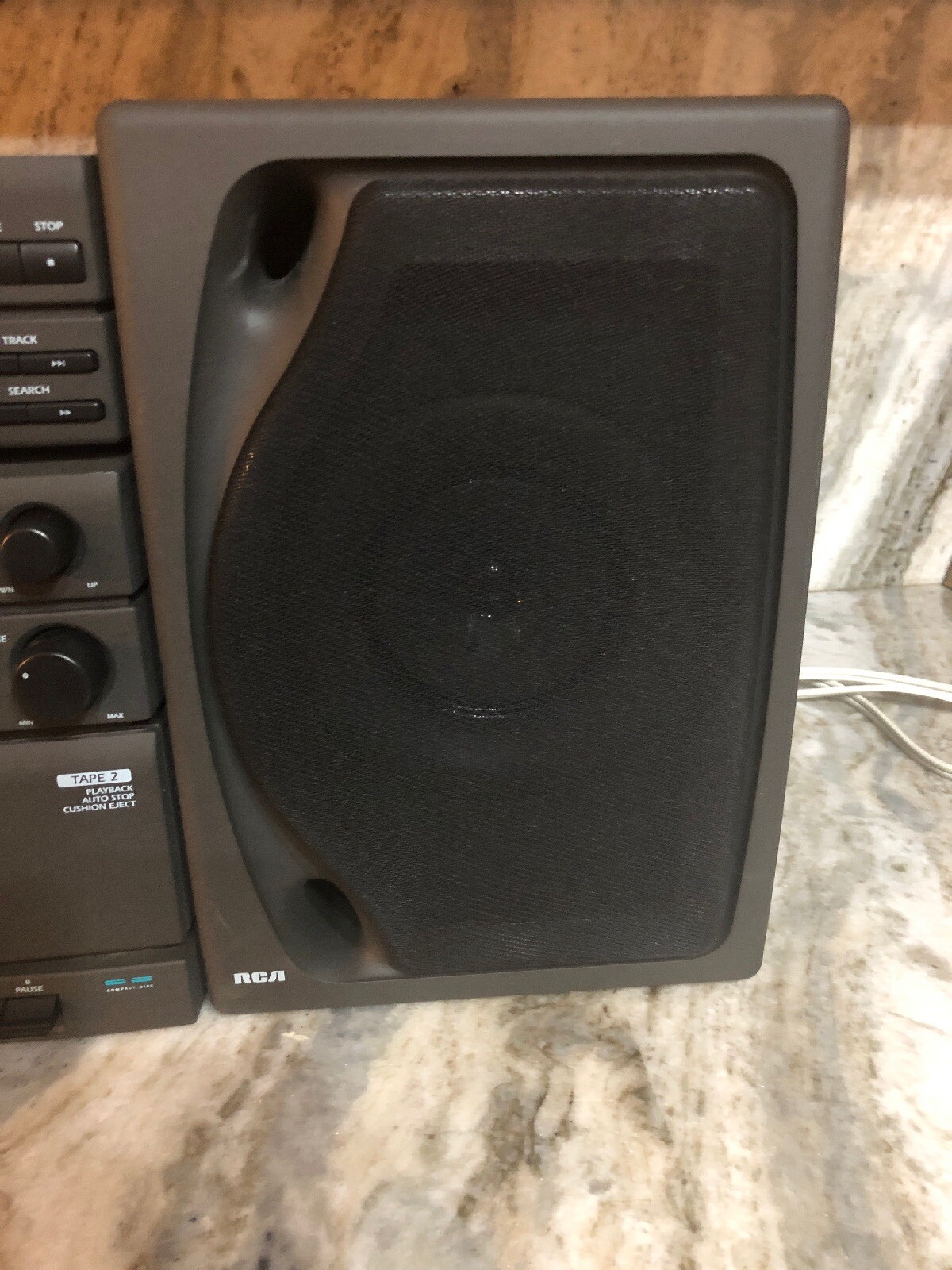 Rca Rp 8593 Vintage RCA RP 8530 A Stereo System AM/FM Radio Dual Cassette CD 2 Spks ...