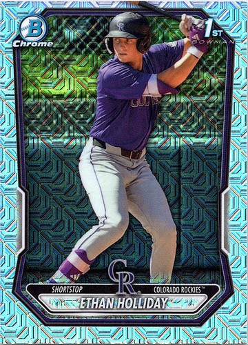 Ethan Holliday [X-Fractor] #BCP-1 2026 Bowman Chrome Prospect card