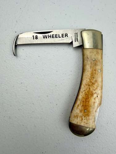 Vintage Parker Cutlery 18 Wheeler Horse And Hoof Knife