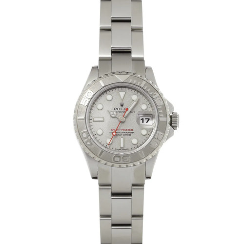 Rolex Yacht-Master 169622 29mm Stainless Steel Gray Wristwatch...