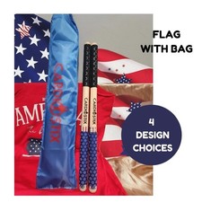 CARDIOSTIX DOUBLE GRIP RED, WHITE BLUE COLLECTION WEIGHTED STICKS W/BAG