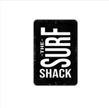 The Surf Shack Sign Beach House Metal Sign or Magnet Rustic