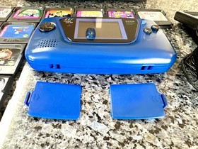 Sega Game Gear - Works, Recapped, 14 Games, Clean Shell, Power Supply + more