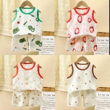 Toddler Baby Kids Boys Clothes Outfits Sets Infant Boy Summer T-Shirt  Shorts