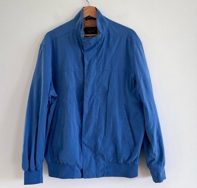 Paul & Shark blue bomber yacht jacket striped lining made in Italy medium