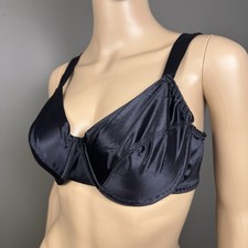 Vintage Second Skin Satin Glossy Bra 38C Inner Secrets Unlined RN 57021 Shiny