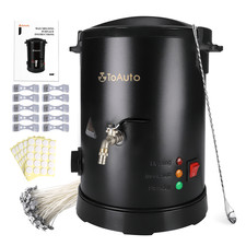 Máquina para hacer velas comerciales fundedoras de cera eléctrica TOAUTO 8L 110V para negocios