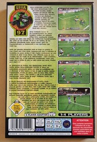 Sega Worldwide Soccer 97 For Sega Saturn PAL UK Version with box and manual