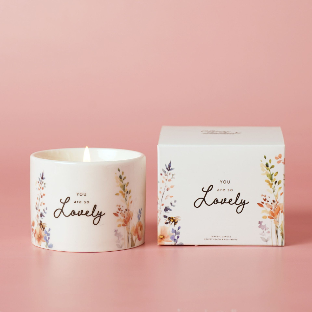 George Multi The Cottage Garden Ceramic Candle - Lovely - Image 2