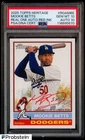 2025 Topps Heritage #ROAMBE Mookie Betts Real One Red Ink 34/76 PSA 10 AUTO 10